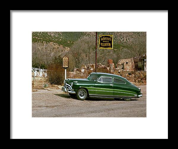 Old Hudson Car Photo Framed Print featuring the photograph Old Hudson Car by Bob Pardue