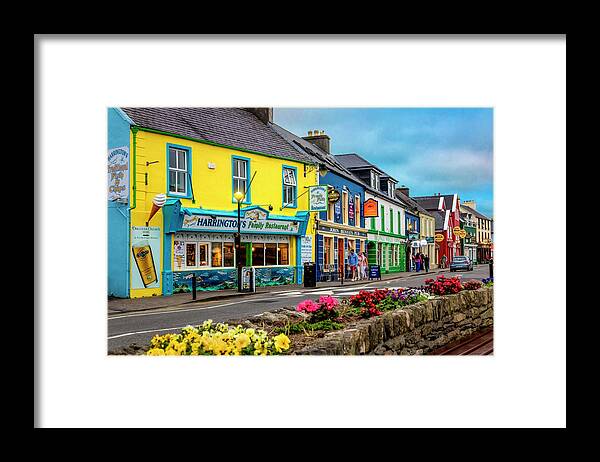 Barns Framed Print featuring the photograph Old Irish Town The Dingle Peninsula in the Summer by Debra and Dave Vanderlaan