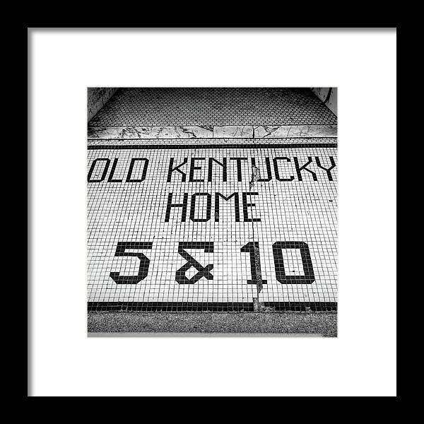 Old Kentucky Home Framed Print featuring the photograph Old Kentucky Home by Sharon Popek
