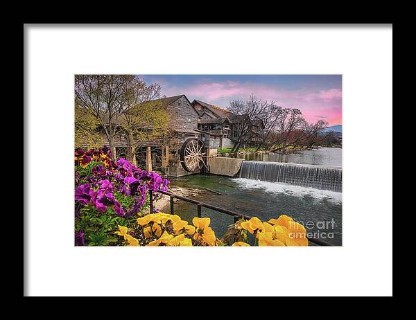 Mill Framed Print featuring the photograph Old Mill at Pigeon Forge II by Shelia Hunt