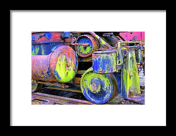 Trains Framed Print featuring the photograph Old Paint by Larey McDaniel