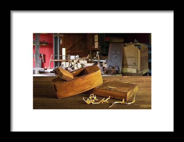 Plane Framed Print featuring the photograph Old plane by Average Images