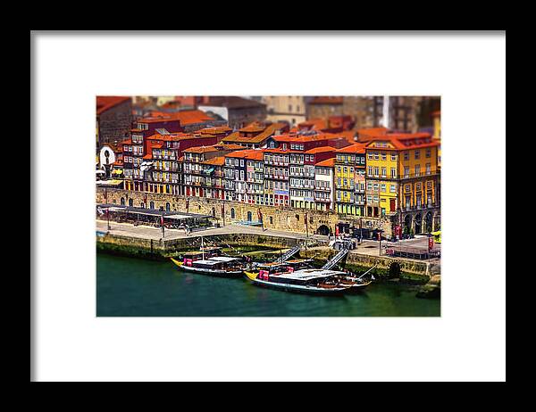 Porto Framed Print featuring the photograph Old Ribeira Porto by Carol Japp