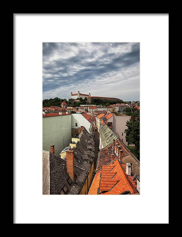 Bratislava Framed Print featuring the photograph Old Town of Bratislava City by Artur Bogacki