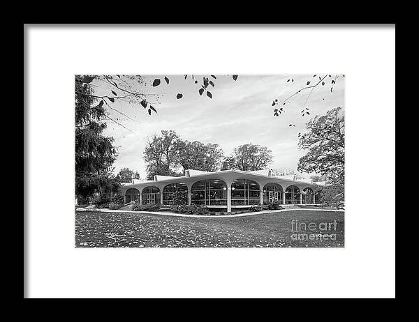 Olivet College Framed Print featuring the photograph Olivet College Kirk Center by University Icons