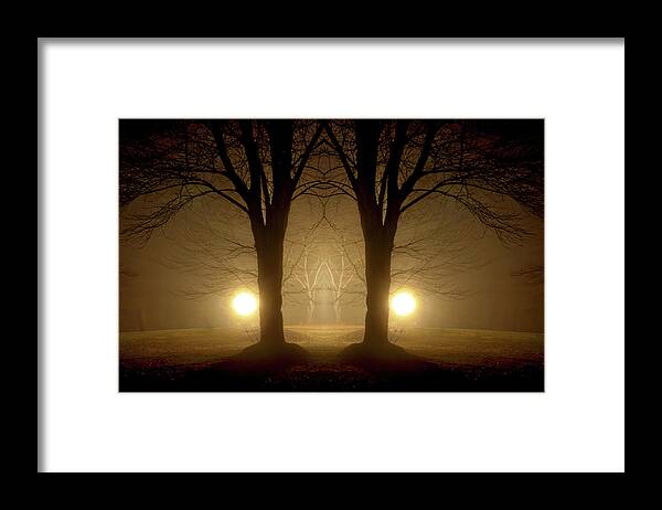 Photo Framed Print featuring the mixed media Ominous by Anthony M Davis