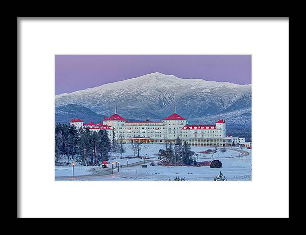 Omni Mount Washington Resort Framed Print featuring the photograph Omni Mount Washington Resort Hotel by Juergen Roth