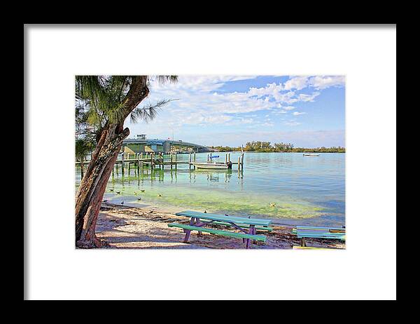 New Pass Sarasota Framed Print featuring the photograph On A Winters Day by HH Photography of Florida