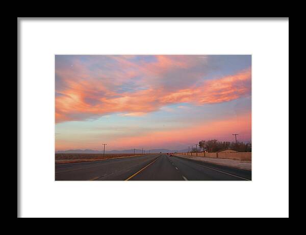 Road Framed Print featuring the photograph On The Road Again by Jerry Griffin