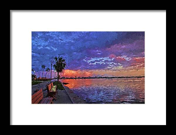 Manatee River Framed Print featuring the photograph On The Waterfront by HH Photography of Florida