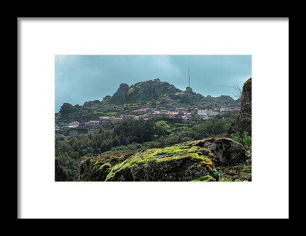 European Village Framed Print featuring the photograph On the way to Monsanto village by Angelo DeVal