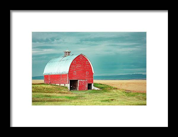 Barn Framed Print featuring the photograph On Trout Creek Road by Todd Klassy