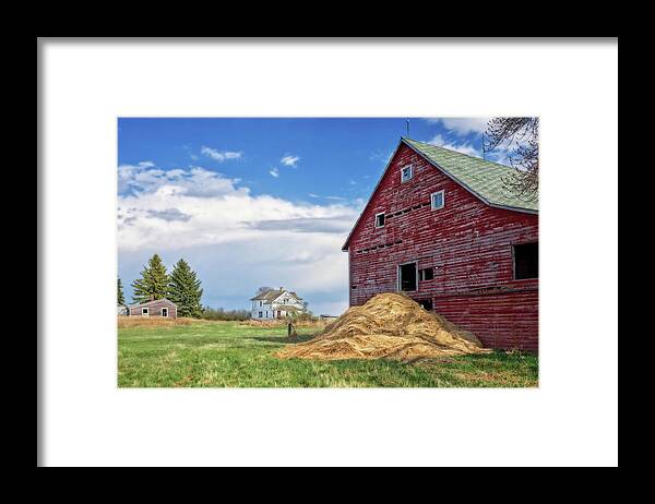 Abandoned Framed Print featuring the photograph Once Upon a Farm - Solberg homestead by Peter Herman