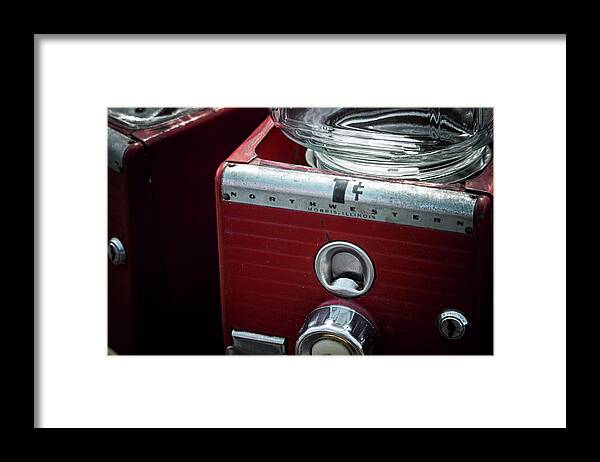 Gumball Framed Print featuring the photograph One Cent by Rick Nelson