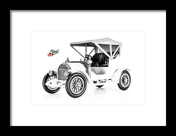 1909 Framed Print featuring the photograph Opel Coupe 1909 by Viktor Wallon-Hars