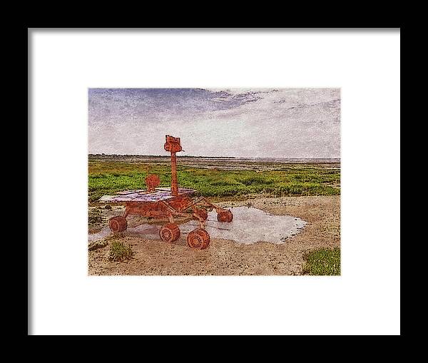 Opportunity Framed Print featuring the digital art Opportunity on tour by Frans Blok