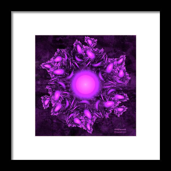 Abstract Framed Print featuring the digital art Order Among Chaos by Diane Parnell