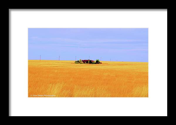 Oregon Framed Print featuring the photograph Oregon Farm House by Don Siebel