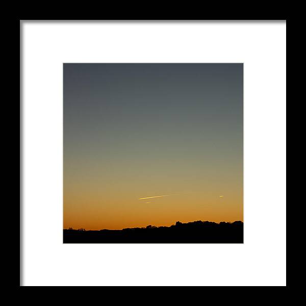Color Framed Print featuring the photograph Orionid by George Pennington