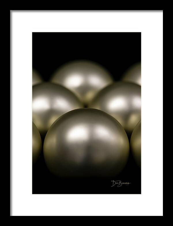 Christmas Framed Print featuring the photograph Ornaments 4296 by Dan Beauvais