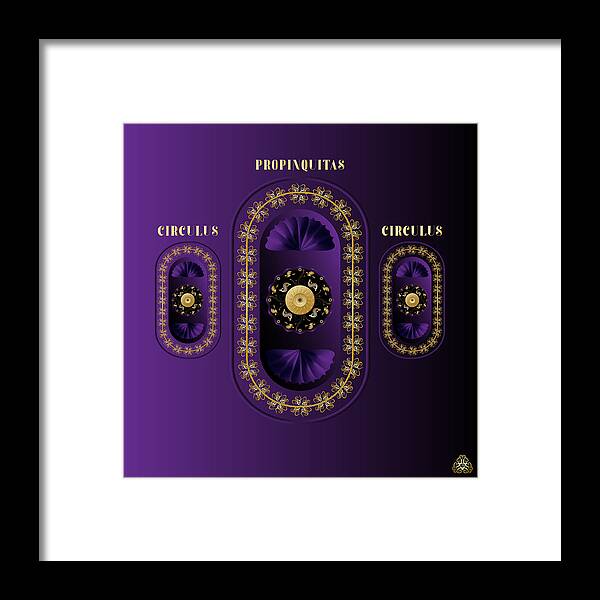 Mandala Framed Print featuring the digital art Ornativo Vero Circulus No 4207 by Alan Bennington