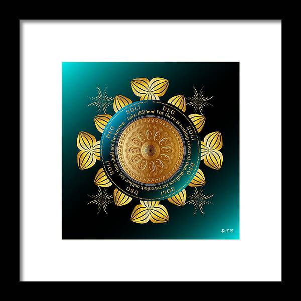 Mandala Graphic Framed Print featuring the digital art Ornativo Vero Circulus No 4295 by Alan Bennington