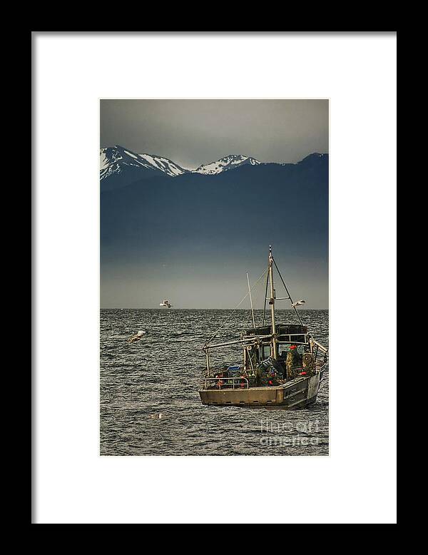 Trawler Framed Print featuring the photograph Our Breakfast by Kimberly Furey