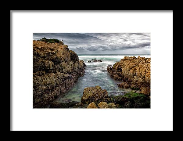 Seascape Framed Print featuring the photograph Out to Sea by Jason Roberts