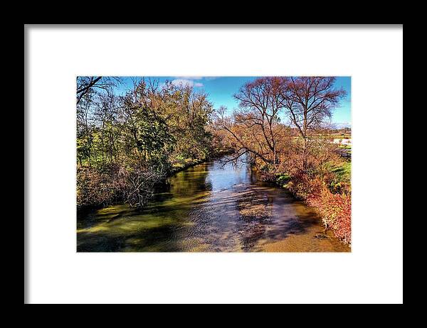 Rochester Framed Print featuring the photograph Over the Clinton River DJI_0359 by Michael Thomas