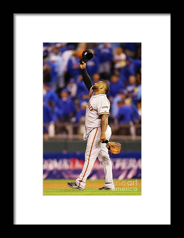 People Framed Print featuring the photograph Pablo Sandoval by Dilip Vishwanat