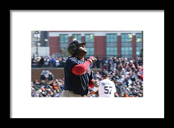 People Framed Print featuring the photograph Pablo Sandoval by Leon Halip