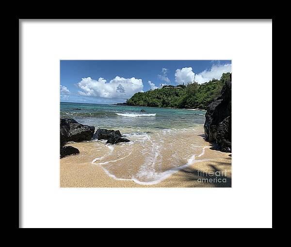 Pacific Beach Framed Print featuring the photograph Pacific Beach by Dorota Nowak