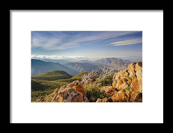 Landscape Framed Print featuring the photograph Pacific Crest Transition by Alexander Kunz