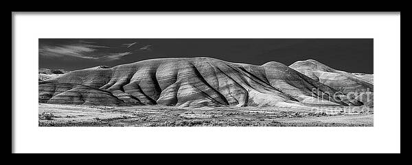 Landscape Framed Print featuring the photograph Painted Hills Beauty by Sandra Bronstein