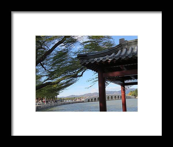 China Framed Print featuring the photograph Breezy by Kerry Obrist