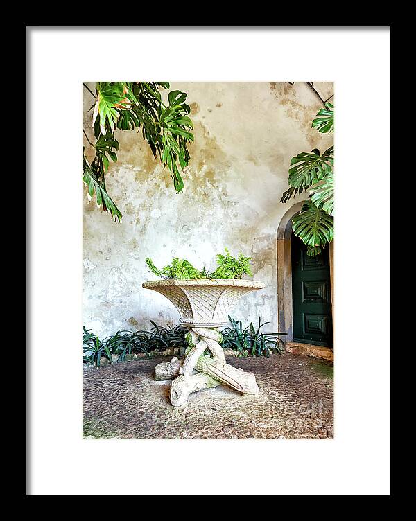 Palace Green Framed Print featuring the photograph Palace Green at Pena National Palace by John Rizzuto