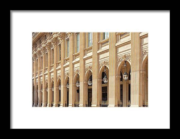 Palais-royal Framed Print featuring the photograph Palais-Royal by Melanie Alexandra Price