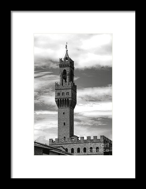 Florence Framed Print featuring the photograph Palazzo Vecchio by Olivier Le Queinec