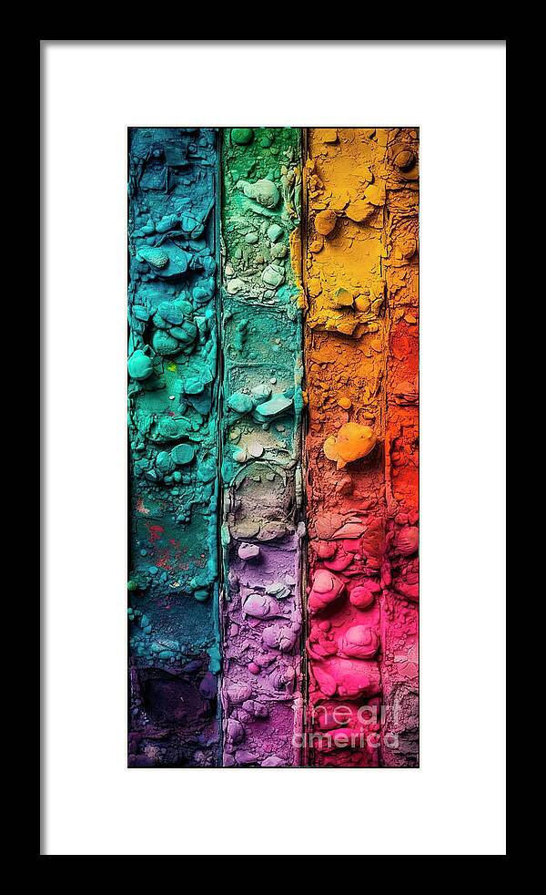 Paint Palette Framed Print featuring the photograph Palette by Mindy Sommers