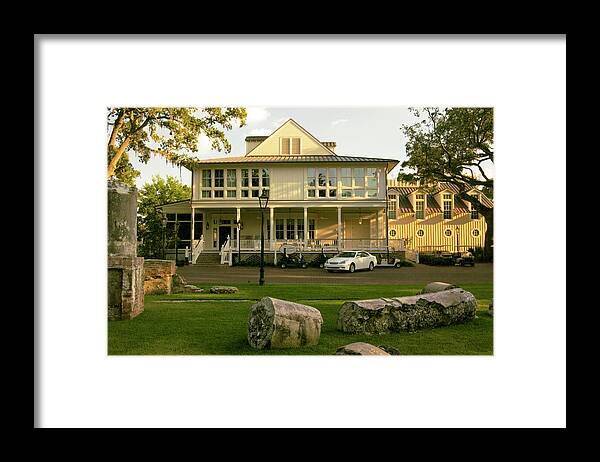 Palmetto Bluff Inn Photo Framed Print featuring the photograph Palmetto Bluff Inn South Carolina by Bob Pardue