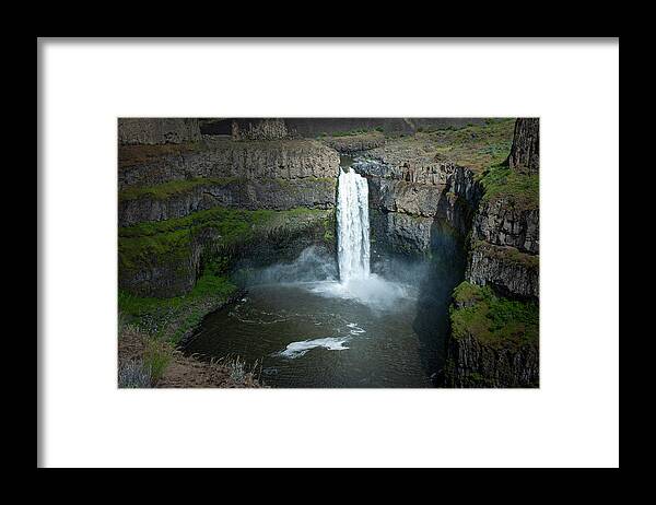 Waterfall Framed Print featuring the photograph Palouse Falls by Mary Lee Dereske