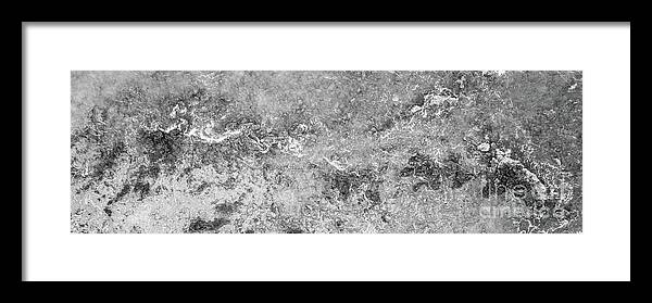 America Framed Print featuring the photograph Panoramic Aerial Beach Photo of Maui in Black and White by Paul Velgos