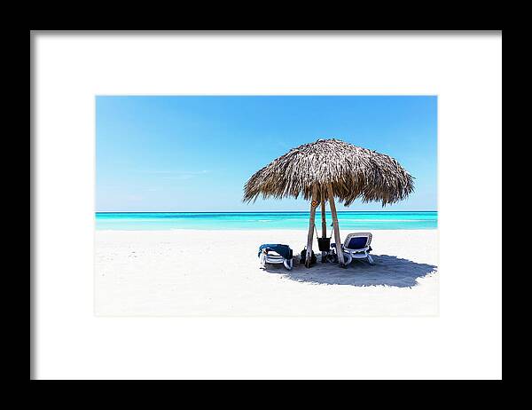 Paradise Beach Framed Print featuring the photograph Paradise Beach, Varadero, Cuba by Paul Thompson