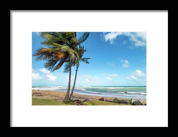 Piñones Framed Print featuring the photograph Paradise on the Coast, Pinones, Puerto Rico by Beachtown Views