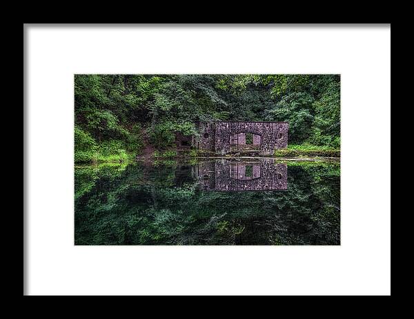 Paradise Springs Framed Print featuring the photograph Paradise Reflections by Brad Bellisle