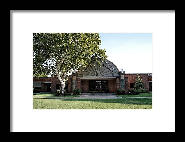 Beverly L And Robert L Parker Fine Arts Center Framed Print featuring the photograph Parker Fine Arts Center by Buck Buchanan