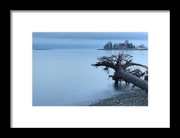 Parksville Bay Framed Print featuring the photograph Parksville Bay Blue Hour by Randy Hall