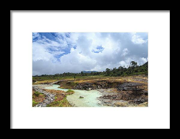 Parque Purace Framed Print featuring the photograph Parque Purace Cauca Colombia by Tristan Quevilly