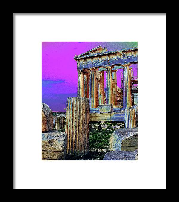 Parthenon Framed Print featuring the photograph Parthenon by M Kathleen Warren