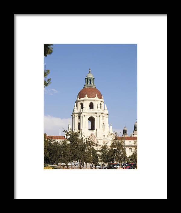  Framed Print featuring the photograph Pasadena City Hall by Heather E Harman